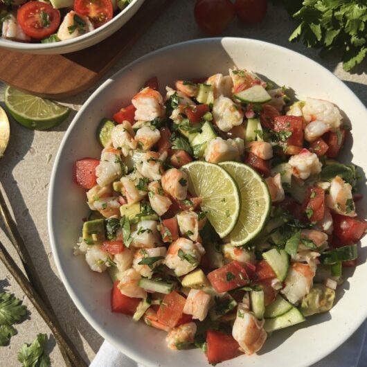 Cilantro Lime Shrimp and Avocado Salad