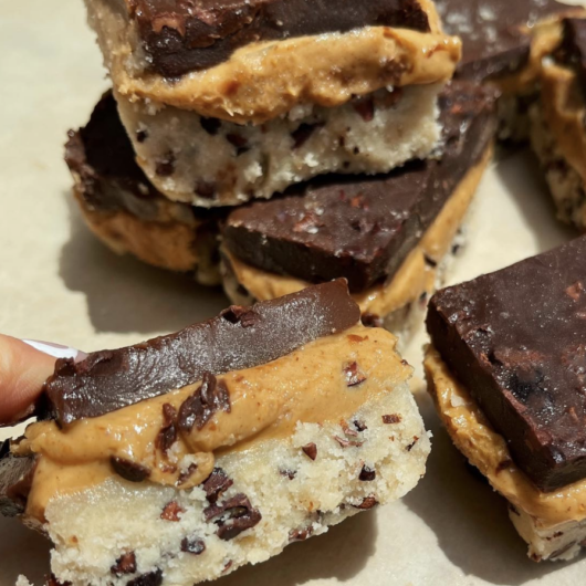 No Bake Peanut Butter Cookie Dough Bars