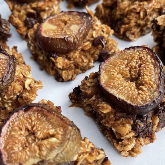 Figgy Chocolate Oatmeal Bars